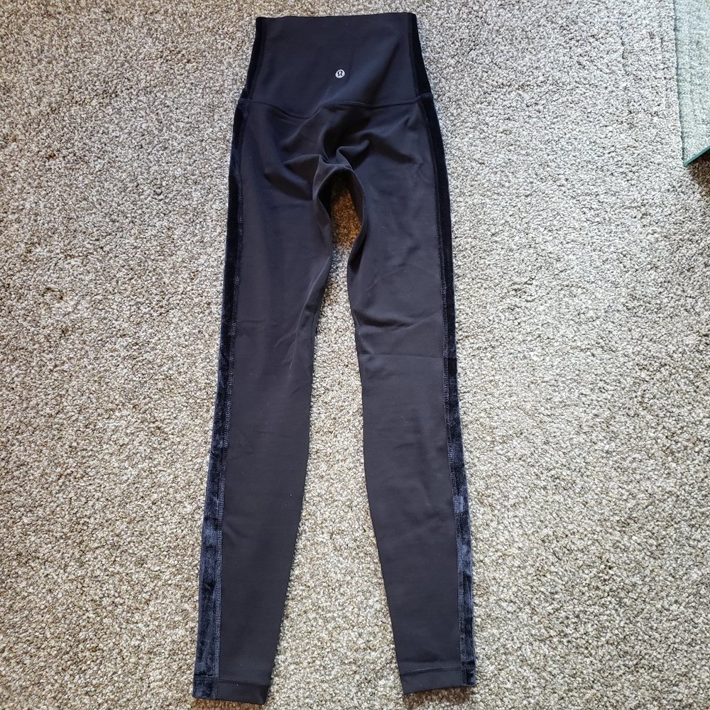 Lululemon Align Pant *Velvet Side Stripe 28" - Black - Size 2 - Picture 3 of 16